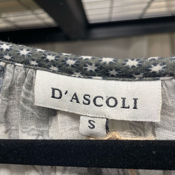 D'ASCOLI Printed Maxi Dress 100% Cotton Very lightweight! Size SML/MED - Picture 8 of 11